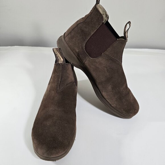 Blundstone Active Series Chelsea Boots Mens 10 AU 11 US Brown Suede Comfort Shoe main image 10
